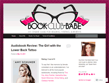 Tablet Screenshot of bookclubbabe.net